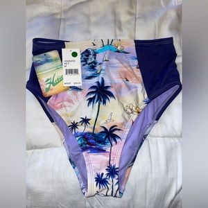 NWT! Hobie high waisted swim bottoms, sz M